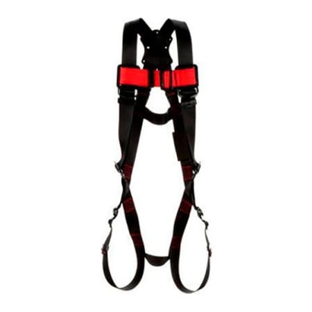 3M Dbi-Sala Protecta Vest Style Harness 1161572, Back D-Ring, Pass-Thru Legs, X-Large 1151572